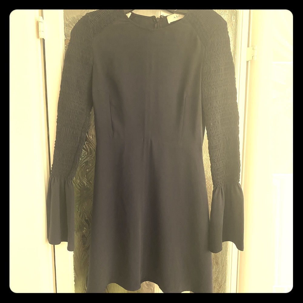 Alc little black dress with beautiful sleeves
